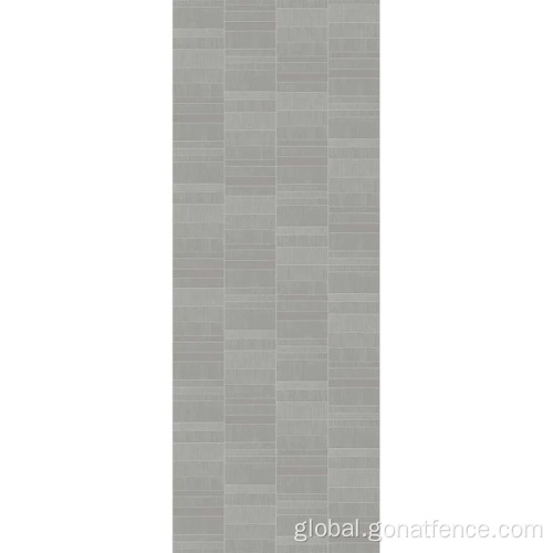 Silver Small Tile PVC Wall Panel PVC Cladding